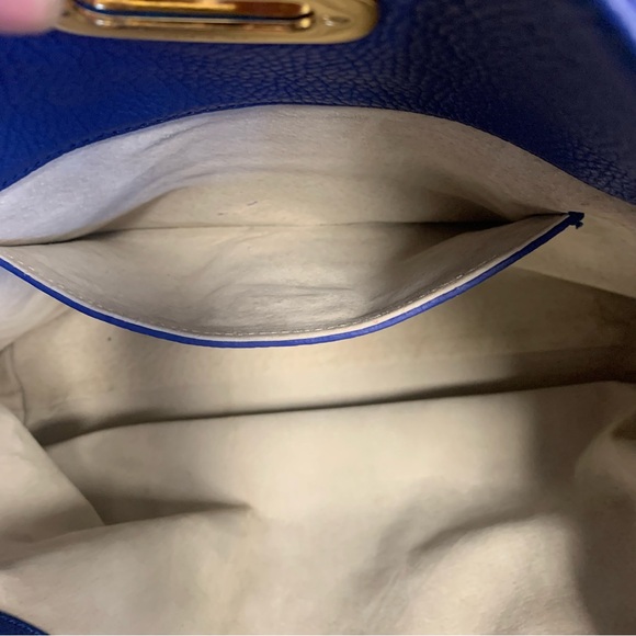 Luisa Spagnoli Shoulder Bag/Handbag, Cobalt Blue bought in Milan - Picture 6 of 10